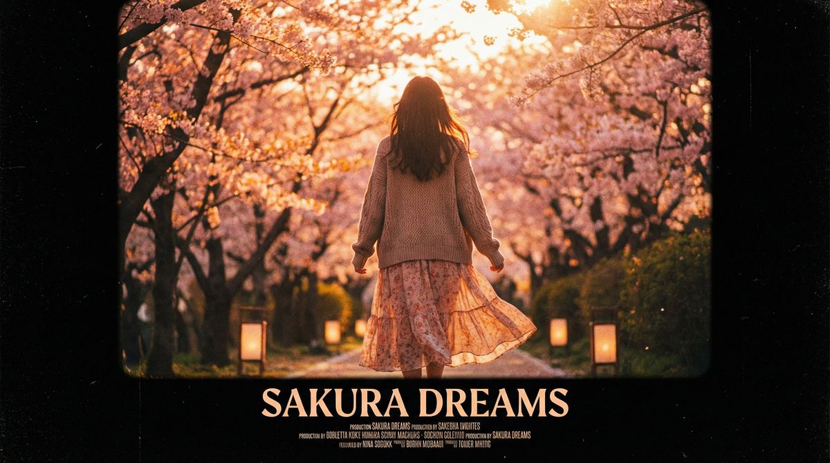 AI换脸樱花季原创短片 | 唯美生活视频