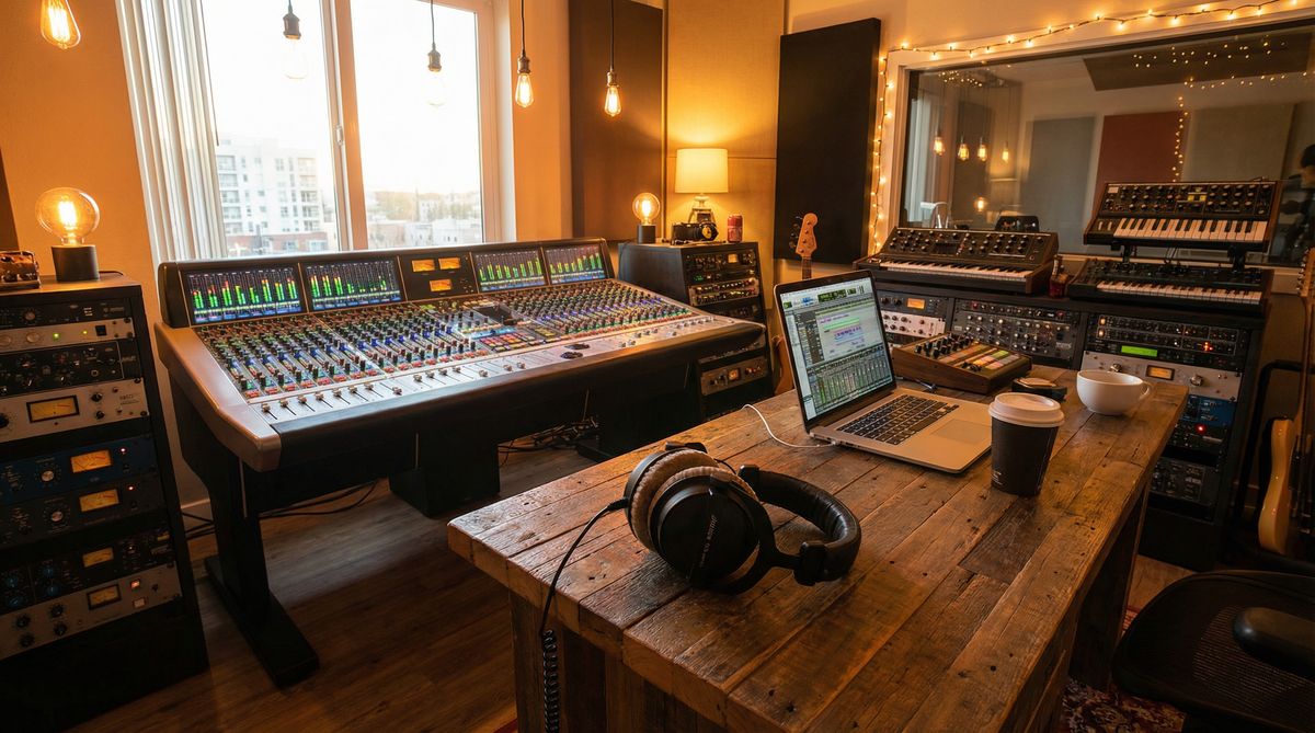 AI换脸音乐工坊 | 录音棚视频探秘