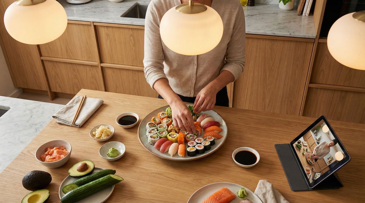 AI换脸美食制作 | 寿司视频教程